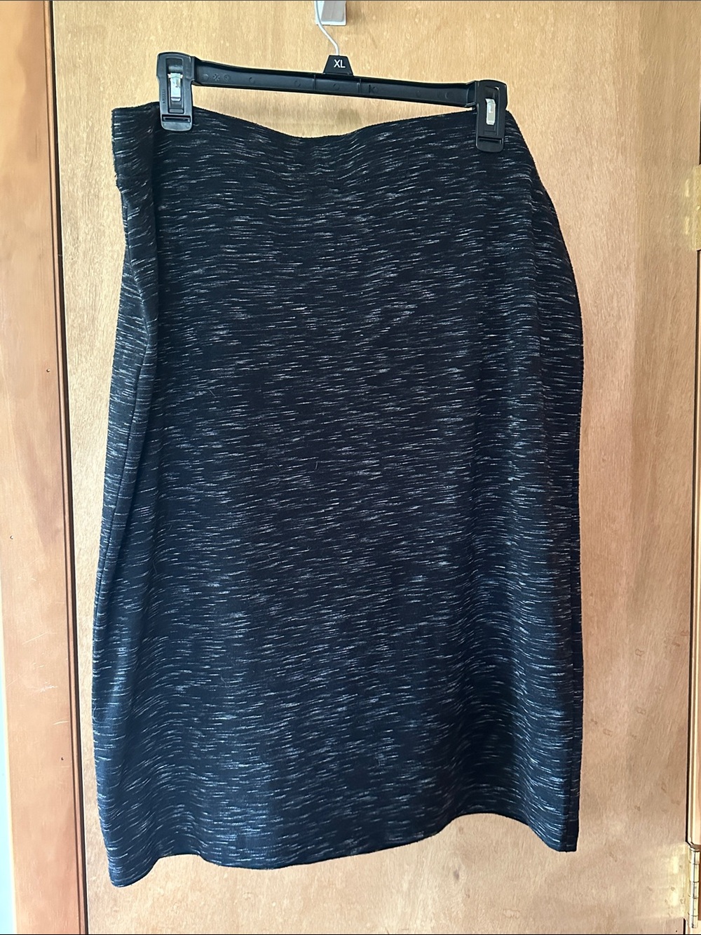 Apt. 9 Black Space-Dye Pencil Skirt